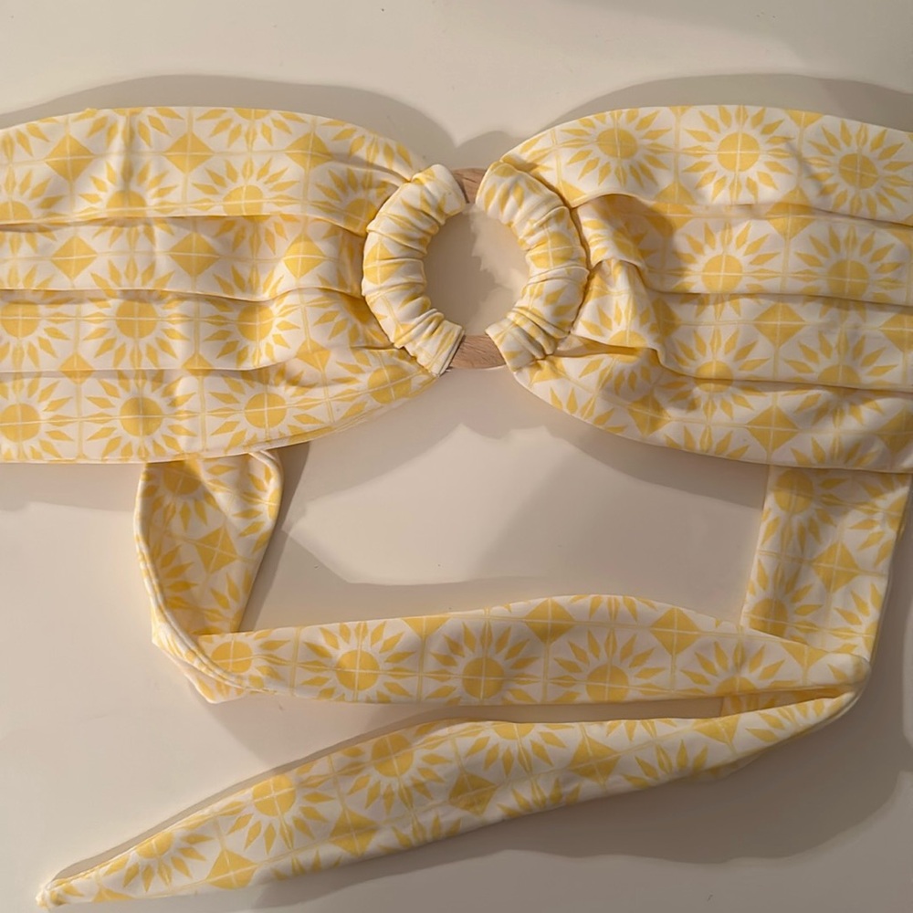 Bandeau Bikini Top: Honey Swim
